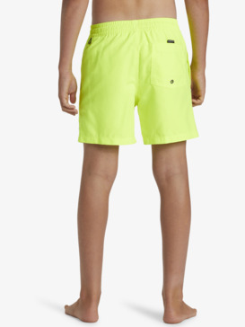 quiksilver, Everyday Solid Volley Yth 14" - Schwimmshorts für Jungen 8-16, SAFETY YELLOW (yhj0) Everyday Solid Volley Yth 14" - Swim Shorts for Boys 8-16  EQBJV03517