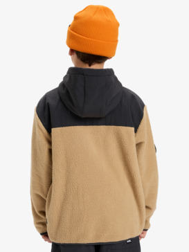 quiksilver, Back To S School - Top met capuchon en rits voor Jongens 8-16, CORNSTALK (ckk0) Back To S School - Full Zip Hooded for Boys 8-16  EQBPF03014