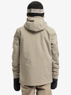 quiksilver, Side Hit Solid 10K - Funktionelle Snow-Jacke mit Kapuze für Jungs 4-16, FALLEN ROCK (tzc0) Side Hit Solid - Technical Snow Jacket for Boys 4-16  EQBTJ03221