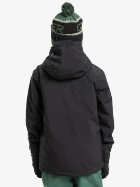 quiksilver, Mission 10K - Funktionelle Snow-Jacke mit Kapuze für Jungen 8-16, TRUE BLACK (kvj0) Mission - Technical Snow Jacket for Boys 8-16  EQBTJ03230