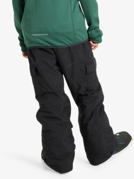 quiksilver, Porter - Technical Snow Pants for Boys 8-16, TRUE BLACK (kvj0) Porter - Technical Snow Pants for Boys 8-16  EQBTP03058