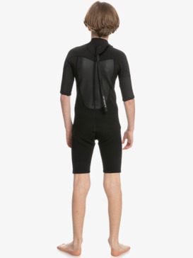 quiksilver, 2/2mm Prologue - Springsuit manches courtes back zip pour Garçon, BLACK (kvd0) 2/2mm Prologue - Short Sleeve Back Zip Springsuit for Boys  EQBW503021