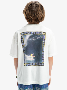 quiksilver, Sunrise Bowl - Short Sleeves T-Shirt for Boys 8 - 16, SNOW WHITE (wbk0) Sunrise Bowl - Short Sleeves T-Shirt for Boys 8 - 16  EQBZT04830