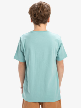 quiksilver, Ev Typed Out - Short Sleeves T-Shirt for Boys 8 - 16, AQUIFER (bgw0) Ev Typed Out - Short Sleeves T-Shirt for Boys 8 - 16  EQBZT04847