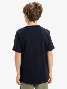 quiksilver, Ev Gradient Box - Short Sleeves T-Shirt for Boys 8 - 16, DARK NAVY (ktp0) Ev Gradient Box - Short Sleeves T-Shirt for Boys 8 - 16  EQBZT04848