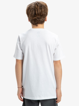 quiksilver, Ev Gradient Box - Short Sleeves T-Shirt for Boys 8 - 16, WHITE (wbb0) Ev Gradient Box - Short Sleeves T-Shirt for Boys 8 - 16  EQBZT04848