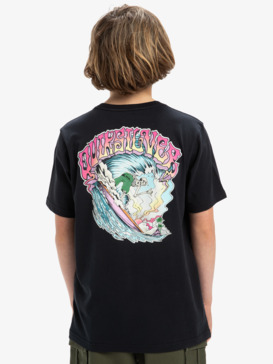 quiksilver, Ev Times Up - Short Sleeves T-Shirt for Boys 8 - 16, BLACK (kvj0) Ev Times Up - Short Sleeves T-Shirt for Boys 8 - 16  EQBZT04853