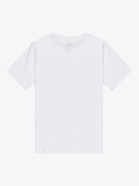 quiksilver, Ev Type Line - Short Sleeve T-Shirt for Boys 8-16, WHITE (wbb0) Ev Type Line - Short Sleeve T-Shirt for Boys 8-16  EQBZT04905