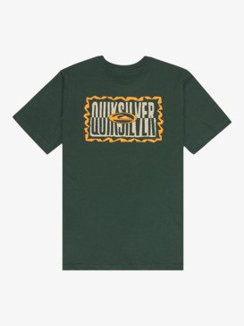 quiksilver, Ev Gotam Foam - Short Sleeve T-Shirt for Boys 8-16, TREKKING GREEN (tkr) Ev Gotam Foam - Short Sleeve T-Shirt for Boys 8-16  EQBZT04906