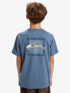 quiksilver, Evo Border Lines - Short Sleeve T-Shirt for Boys 8-16, CHINA BLUE (bnd0) Evo Border Lines - Short Sleeve T-Shirt for Boys 8-16  EQBZT04908