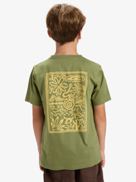 quiksilver, Hw Snaky Ways - Short Sleeve T-Shirt for Boys 8-16, LODEN GREEN (gng0) Hw Snaky Ways - Short Sleeve T-Shirt for Boys 8-16  EQBZT04912