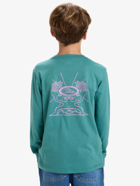 quiksilver, Evo Quik Rituals - Long Sleeve T-Shirt for Boys 8-16, DEEP SEA (gmw0) Evo Quik Rituals - Long Sleeve T-Shirt for Boys 8-16  EQBZT04915