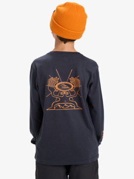 quiksilver, Evo Quik Rituals - Long Sleeve T-Shirt for Boys 8-16, INDIA INK (ksh0) Evo Quik Rituals - Long Sleeve T-Shirt for Boys 8-16  EQBZT04915