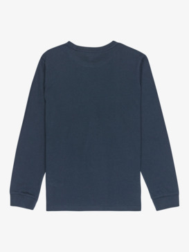 quiksilver, Ev Type Line - Long Sleeve T-Shirt for Boys 8-16, DARK NAVY (ktp0) Ev Type Line - Long Sleeve T-Shirt for Boys 8-16  EQBZT04919