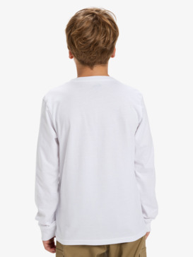 quiksilver, Ev Type Line - Long Sleeve T-Shirt for Boys 8-16, WHITE (wbb0) Ev Type Line - Long Sleeve T-Shirt for Boys 8-16  EQBZT04919