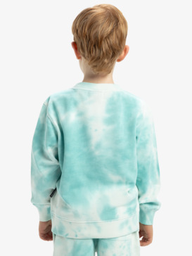 quiksilver, Tie Dye - Crew Neck Sweatshirt for Boys 2 - 7, MARINE BLUE (bha0) Tie Dye - Crew Neck Sweatshirt for Boys 2 - 7  EQKFT03398