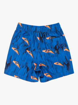 quiksilver, Next Gen 12" - Swim Shorts for Boys 2 - 7, ESTATE BLUE ROOTS (bsw4) Next Gen 12" - Swim Shorts for Boys 2 - 7  EQKJV03263