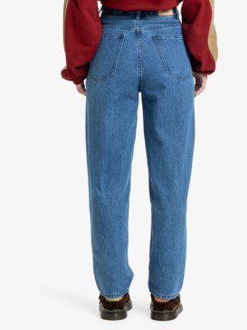 quiksilver, Baggy Carrot Denim - Jeans voor Dames, MEDIUM BLUE (bygw) Baggy Carrot Denim - Jeans for Women  EQWDP03027