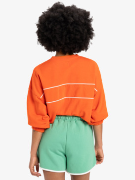 quiksilver, Scallop - Elastic Waist Shorts for Women, GREEN SPRUCE (gkz0) Scallop - Elastic Waist Shorts for Women  EQWFB03059