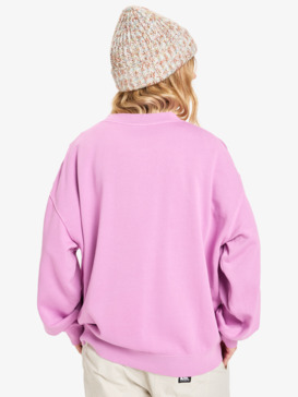 quiksilver, Essential - Cuello redondo para mujer, VIOLET (php0) Essential - Crew Neck for Women  EQWFT03190