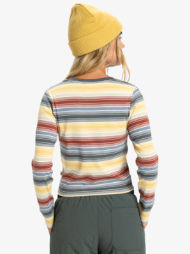 quiksilver, Sunday - Camiseta de manga larga para mujer, RATTAN SUNDAY LS (yhp3) Sunday - Long Sleeve T-Shirt for Women  EQWKT03198