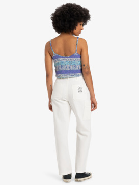 quiksilver, Carpenter - 5 Pockets Carpenter Pants for Women, SNOW WHITE (wbk0) Carpenter - 5 Pockets Carpenter Pants for Women  EQWNP03058