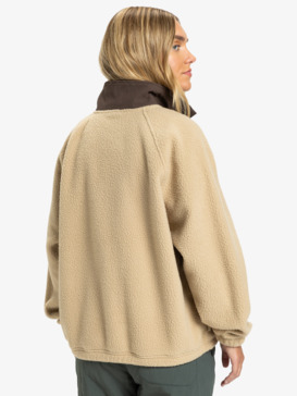 quiksilver, Renek Hz - Forro polar para mujer, SPONGE (tkp0) Renek Hz - Polar Fleece for Women  EQWPF03006