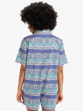 quiksilver, Pansy - Romper for Women, AQUA SKY GLOBAL HEAT 32X32 (bgh6) Pansy - Romper for Women  EQWWD03116