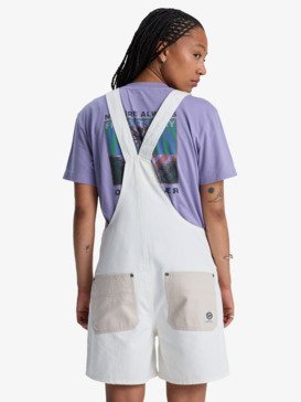quiksilver, Lya - Dungarees for Women, SNOW WHITE (wbk0) Lya - Dungarees for Women  EQWWD03117