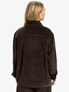 quiksilver, Payarawa - Long Sleeve Zip Overshirt for Women, CHOCOLATE BROWN (csd0) Payarawa - Long Sleeve Zip Overshirt for Women  EQWWT03148