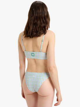 quiksilver, Lima Check - Cheeky Bikini Bottoms for Women, SNOW WHITE CHEKKER MELLY (wbk6) Lima Check - Cheeky Bikini Bottoms for Women  EQWX403134