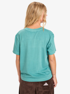 quiksilver, Essential - Camiseta de manga corta para mujer, DEEP SEA (gmw0) Essential - Short Sleeve T-Shirt for Women  EQWZT03196
