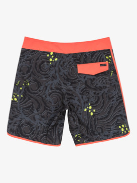 quiksilver, Highline Scallop 19" - Boardshorts für Männer, BLACK SYMBIOSEA (kvj3) Highline Scallop 19" - Board Shorts for Men  EQYBS04865