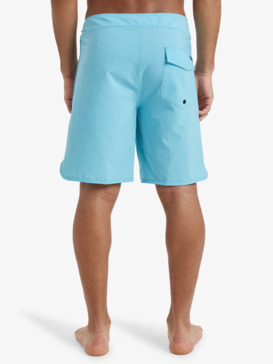 quiksilver, Highline Scallop 19" - Board Shorts for Men, MARINE BLUE (bha0) Highline Scallop 19" - Board Shorts for Men  EQYBS04865