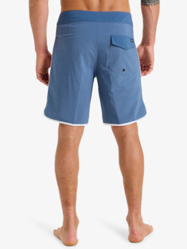 quiksilver, Highline Scallop 19" - Board Shorts for Men, VINTAGE INDIGO (byl0) Highline Scallop 19" - Board Shorts for Men  EQYBS04865