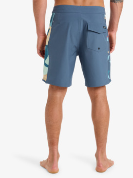 quiksilver, Surfsilk Arch 18" - Board Shorts for Men, KHAKI ABSTRACTOM (cjz3) Surfsilk Arch 18" - Board Shorts for Men  EQYBS04867