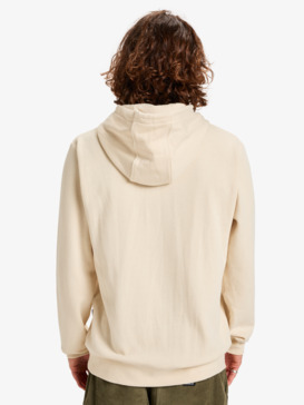 quiksilver, Comp Logo - Sweatshirt com capuz para homem, BONE WHITE (wbs0) Comp Logo - Hoodie for Men  EQYFT05053
