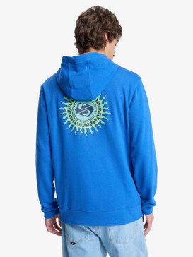 quiksilver, Graphic - Pullover Hoodie for Men, NEBULAS BLUE (bqv0) Graphic - Pullover Hoodie for Men  EQYFT05091