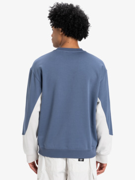 quiksilver, Mercury Devil - Crew Neck Sweatshirt for Men, VINTAGE INDIGO (byl0) Mercury Devil - Crew Neck Sweatshirt for Men  EQYFT05092
