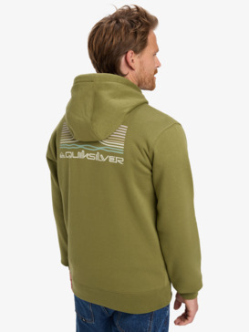 quiksilver, Light Waves - Sweat à capuche pour Homme, LODEN GREEN (gng0) Light Waves - Full Hoodie for Men  EQYFT05168