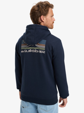 quiksilver, Light Waves - Sweat à capuche pour Homme, DARK NAVY (ktp0) Light Waves - Full Hoodie for Men  EQYFT05168