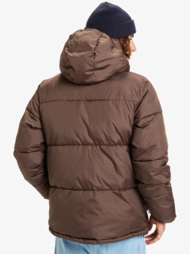 quiksilver, Cold Days - Doudoune à capuche pour Homme, CHOCOLATE BROWN (csd0) Cold Days - Hooded Puffer Jacket for Men  EQYJK04173