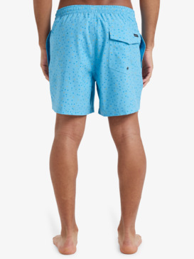 quiksilver, Surfsilk Straight 16" - Schwimmshorts für Männer, MILKY BLUE MINI CHAOS (bhg2) Surfsilk Straight 16" - Swim Shorts for Men  EQYJV04107