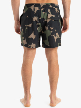 quiksilver, Surfsilk Straight 16" - Short de Natación para hombre, GRAPE LEAF HANDTMAN (cre6) Surfsilk Straight 16" - Swim Shorts for Men  EQYJV04107