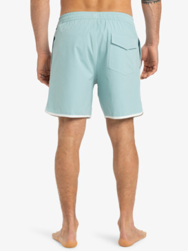 quiksilver, Original Scallop 17" - Swim Shorts for Men, AQUIFER (bgw0) Original Scallop 17" - Swim Shorts for Men  EQYJV04110