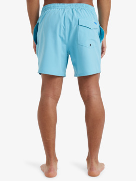 quiksilver, Surfsilk Solid 16" - Short de Natación para hombre, MARINE BLUE (bha0) Surfsilk Solid 16" - Swim Shorts for Men  EQYJV04118