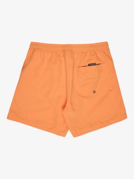 quiksilver, Everyday Solid Volley 15" - Short de bain pour Homme, ORANGE PEEL (nkq0) Everyday Solid Volley 15" - Swim Shorts for Men  EQYJV04120