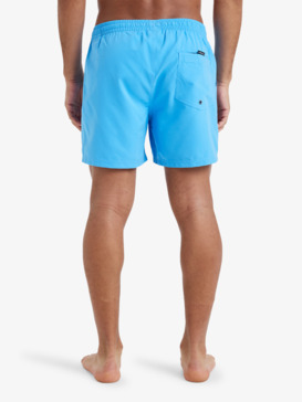quiksilver, Everyday Solid Volley 15" - Swim Shorts for Men, AZURE BLUE (bjt0) Everyday Solid Volley 15" - Swim Shorts for Men  EQYJV04120