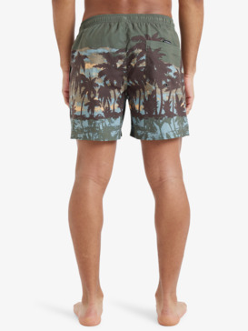 quiksilver, Everyday Straight 15" - Swim Shorts for Men, GRAPE LEAF TROPICAMO (cre8) Everyday Straight 15" - Swim Shorts for Men  EQYJV04121
