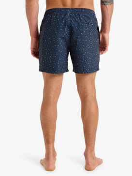 quiksilver, Everyday Straight 15" - Swim Shorts for Men, DARK NAVY MINICHAOS (ktp8) Everyday Straight 15" - Swim Shorts for Men  EQYJV04121